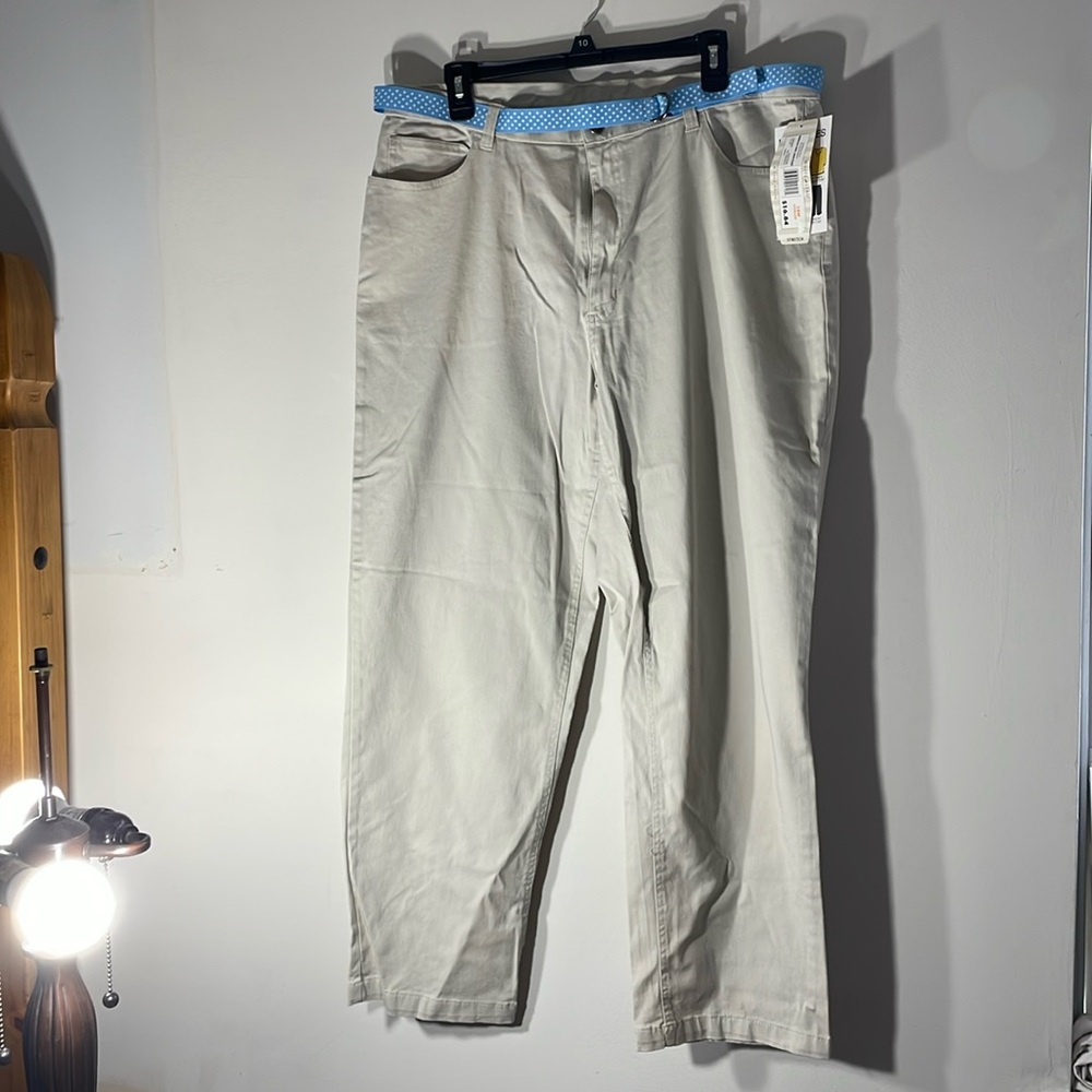 Stretch White Stag slacks cream color